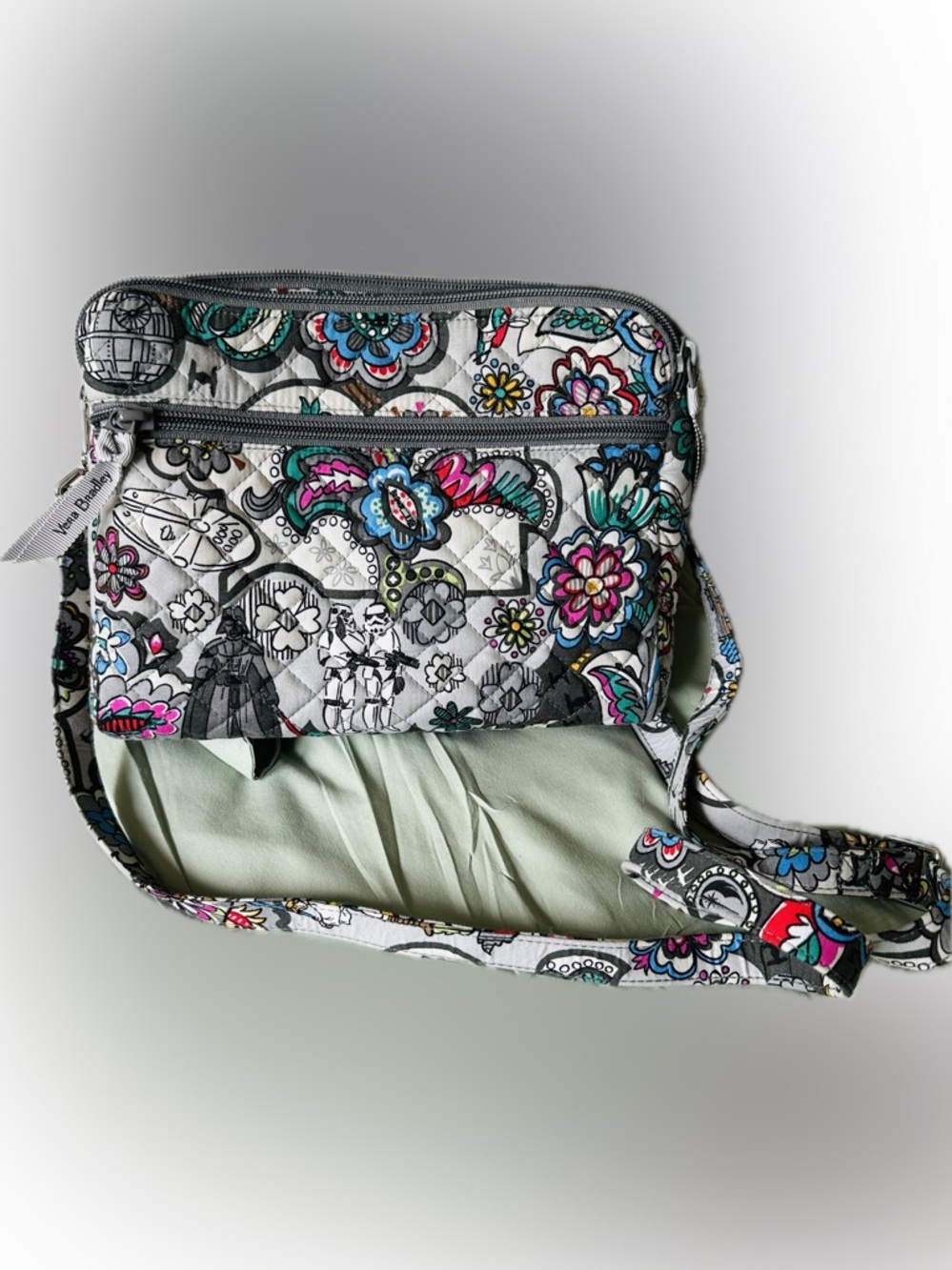 Like new Vera Bradley Star Wars Triple Compartment Crossbody Bag